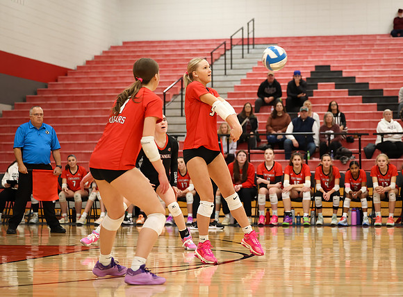 Centennial vs Anoka Girls Varsity Volleyball 81