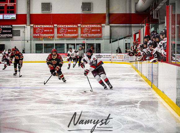 Centennial vs Maple Grove Boys JV Hockey 052