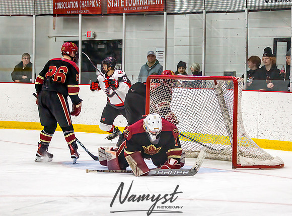 Centennial vs Maple Grove Boys Varsity Hockey 098