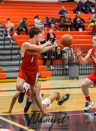 Centennial vs Coon Rapids Boys Varsity Basketball 067