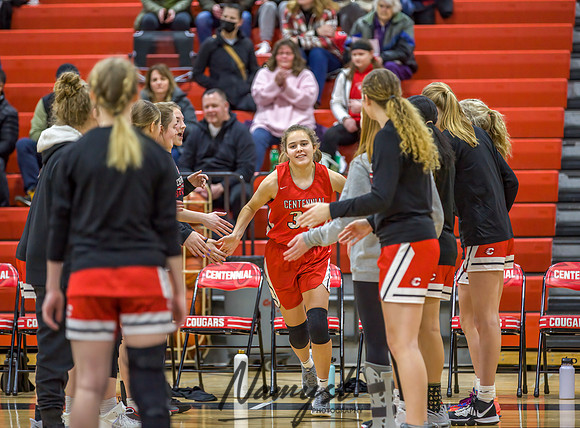 Centennial vs Champlin Park Girls Varsity Basketbal 022