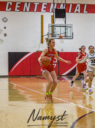 Centennial vs Champlin Park Girls Varsity Basketbal 062