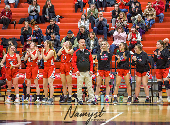 Centennial vs Champlin Park Girls Varsity Basketbal 130