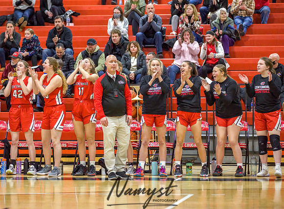 Centennial vs Champlin Park Girls Varsity Basketbal 129