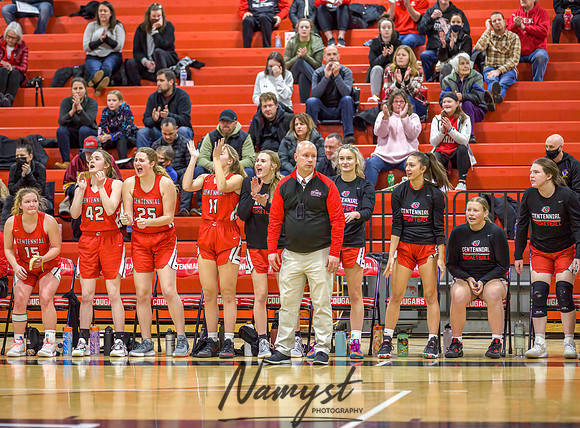 Centennial vs Champlin Park Girls Varsity Basketbal 131