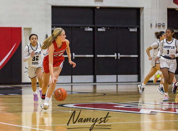 Centennial vs Champlin Park Girls Varsity Basketbal 172
