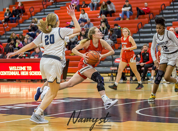 Centennial vs Champlin Park Girls Varsity Basketbal 196