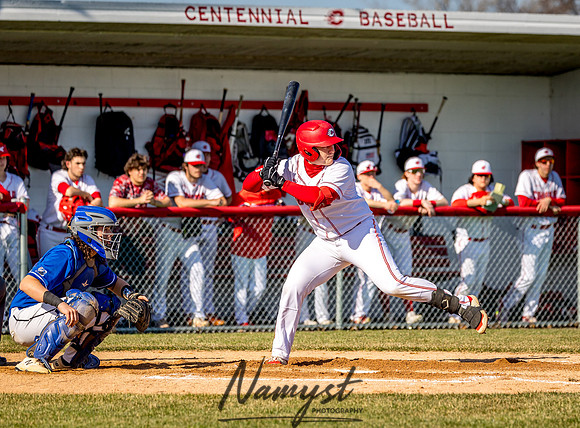 Centennial vs Rogers Varsity Baseball 161