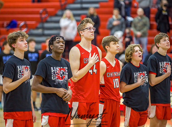 Centennial vs Blaine Boys Varsity Basketball 007