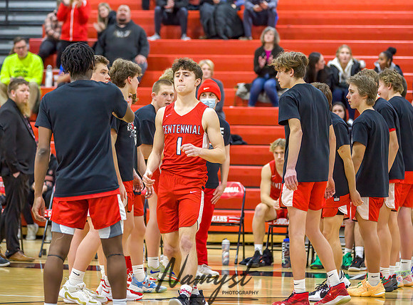 Centennial vs Blaine Boys Varsity Basketball 012