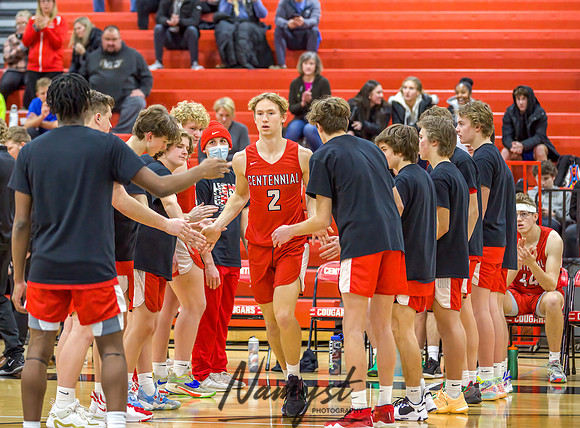 Centennial vs Blaine Boys Varsity Basketball 013