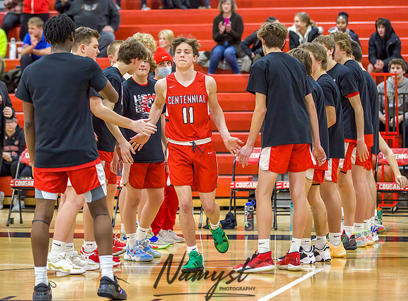 Centennial vs Blaine Boys Varsity Basketball 021