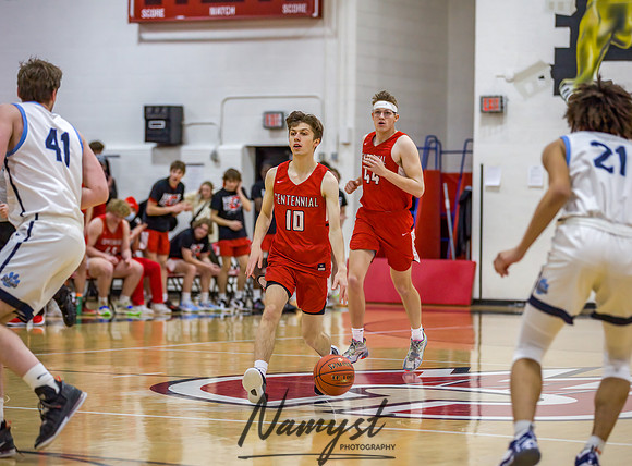 Centennial vs Blaine Boys Varsity Basketball 027