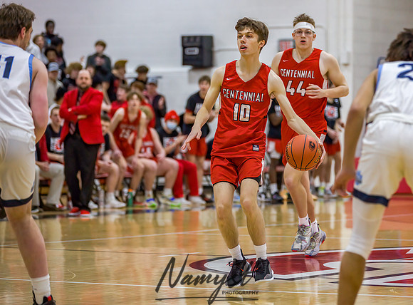 Centennial vs Blaine Boys Varsity Basketball 028