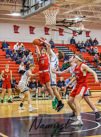Centennial vs Blaine Boys Varsity Basketball 029