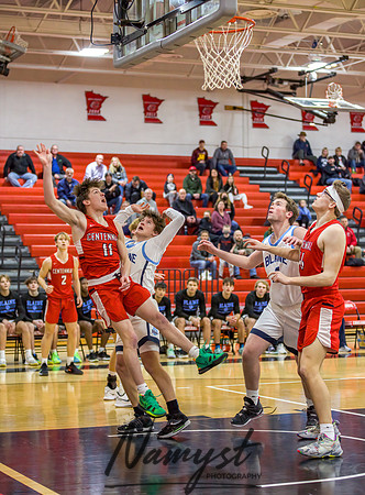 Centennial vs Blaine Boys Varsity Basketball 031