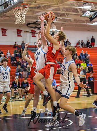 Centennial vs Blaine Boys Varsity Basketball 036