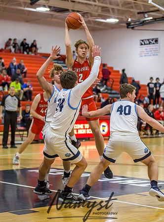 Centennial vs Blaine Boys Varsity Basketball 039
