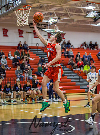 Centennial vs Blaine Boys Varsity Basketball 041