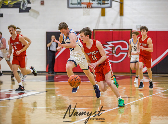 Centennial vs Blaine Boys Varsity Basketball 046