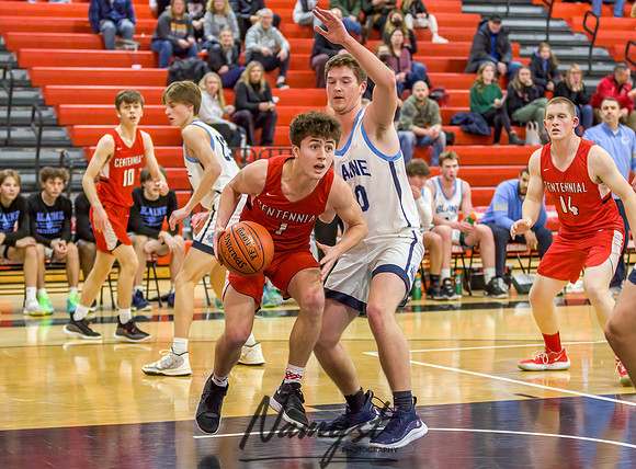 Centennial vs Blaine Boys Varsity Basketball 053