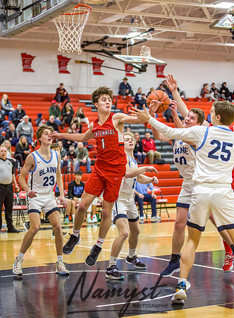 Centennial vs Blaine Boys Varsity Basketball 055
