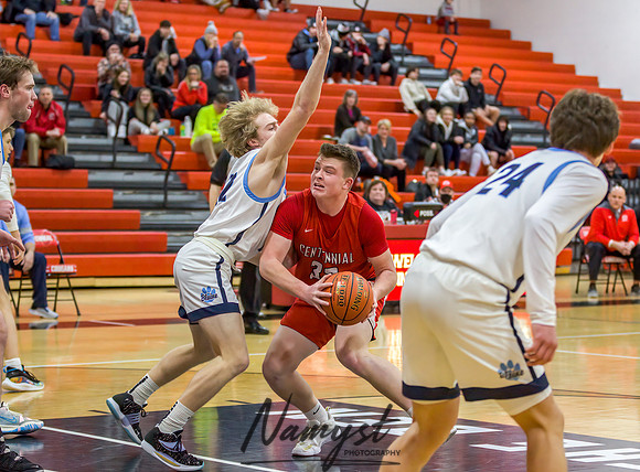 Centennial vs Blaine Boys Varsity Basketball 062