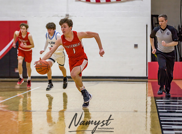 Centennial vs Blaine Boys Varsity Basketball 071