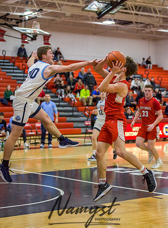 Centennial vs Blaine Boys Varsity Basketball 072
