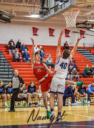 Centennial vs Blaine Boys Varsity Basketball 074