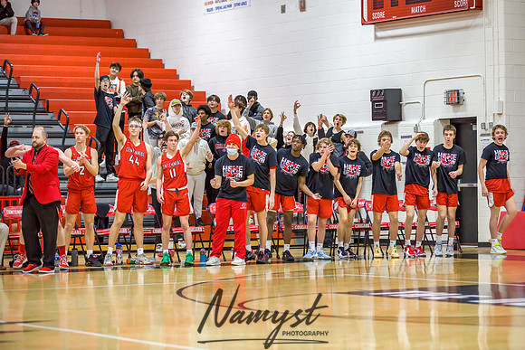 Centennial vs Blaine Boys Varsity Basketball 078