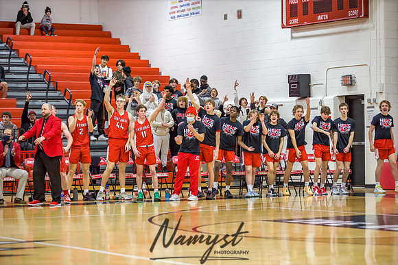 Centennial vs Blaine Boys Varsity Basketball 079