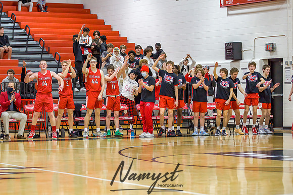 Centennial vs Blaine Boys Varsity Basketball 080