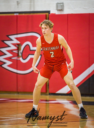 Centennial vs Blaine Boys Varsity Basketball 083