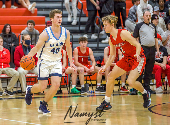 Centennial vs Blaine Boys Varsity Basketball 087