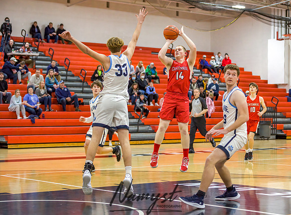 Centennial vs Blaine Boys Varsity Basketball 089