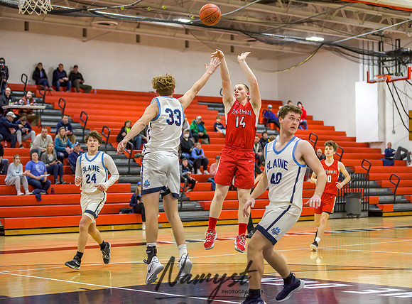 Centennial vs Blaine Boys Varsity Basketball 090