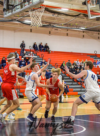 Centennial vs Blaine Boys Varsity Basketball 094