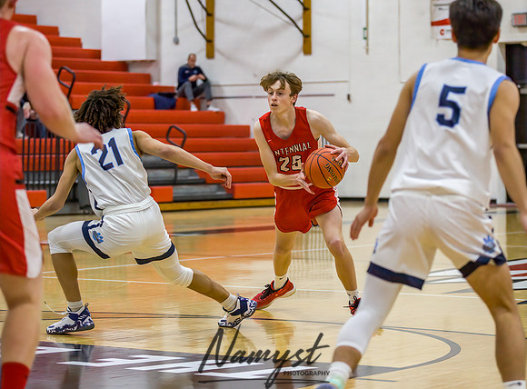 Centennial vs Blaine Boys Varsity Basketball 111