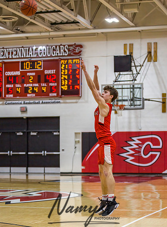 Centennial vs Blaine Boys Varsity Basketball 122