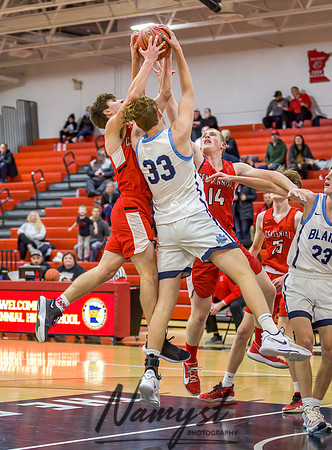 Centennial vs Blaine Boys Varsity Basketball 125