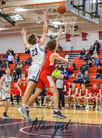 Centennial vs Blaine Boys Varsity Basketball 124