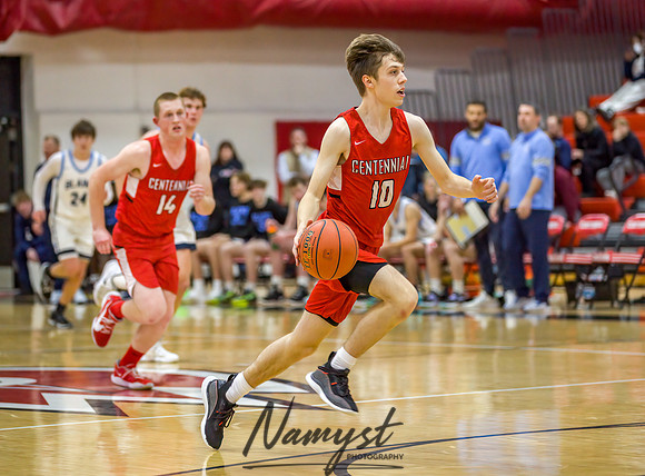Centennial vs Blaine Boys Varsity Basketball 127