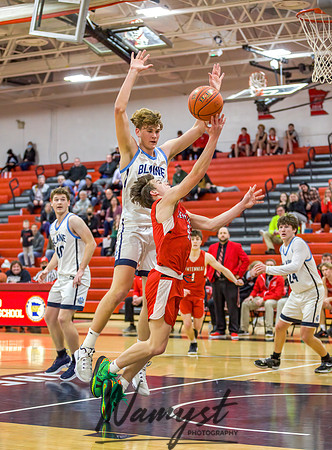 Centennial vs Blaine Boys Varsity Basketball 130