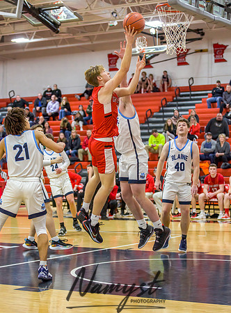Centennial vs Blaine Boys Varsity Basketball 137