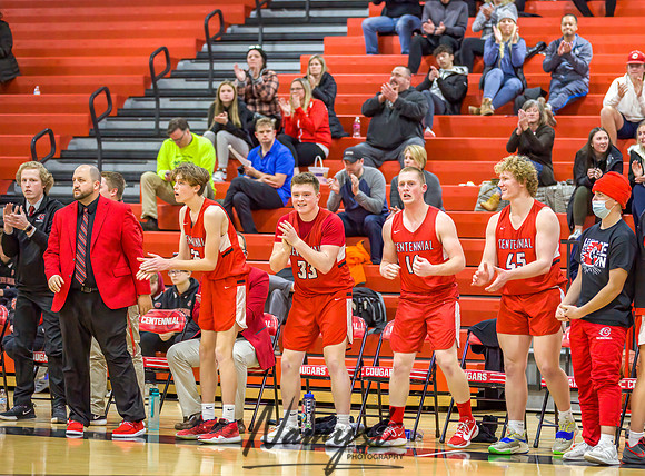 Centennial vs Blaine Boys Varsity Basketball 138