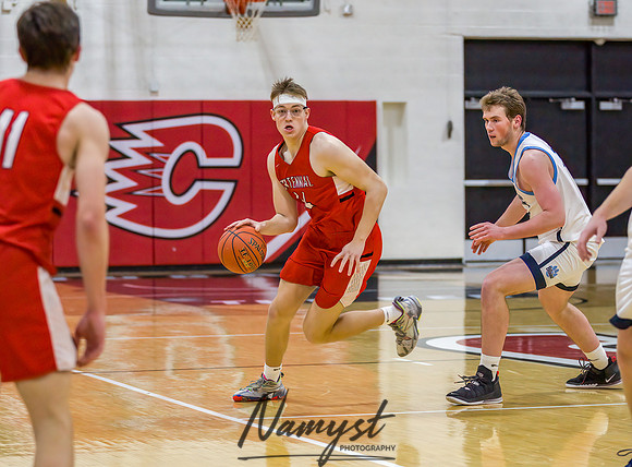 Centennial vs Blaine Boys Varsity Basketball 140