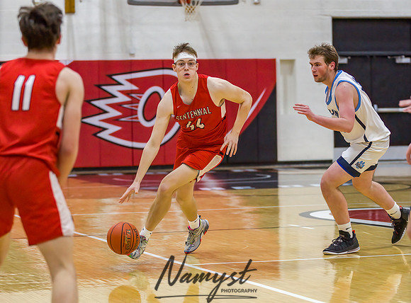 Centennial vs Blaine Boys Varsity Basketball 141
