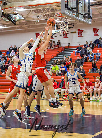 Centennial vs Blaine Boys Varsity Basketball 144