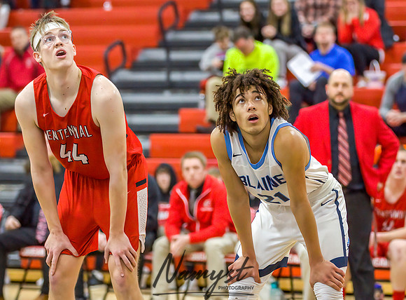 Centennial vs Blaine Boys Varsity Basketball 146
